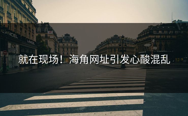 就在现场！海角网址引发心酸混乱